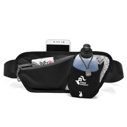 

Multi Functional Hiking Waist Bag Bottle Hold Bag Running Pouch with Single Adjustable belt for Cycling Camping Climbing Travel