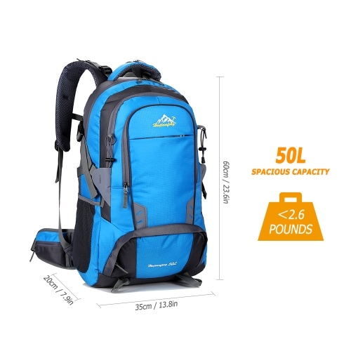 

Hwjianfeng 50L Water Resistant Backpack