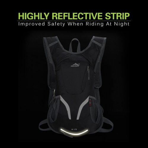 

15L Cycling Bike Backpack Ultralight Outdoor Sports Travel Daypack for Men Women Riding Running Hiking Camping