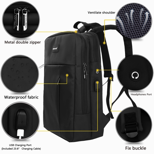

OMOBOI 618 Multifunctional Casual Breathable Laptop Backpack