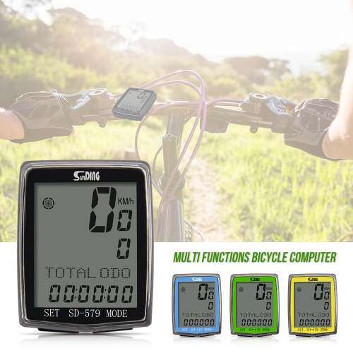 

【Wired】 Bike Computer Multi Functions Bicycle Cycling Odometer Speedometer