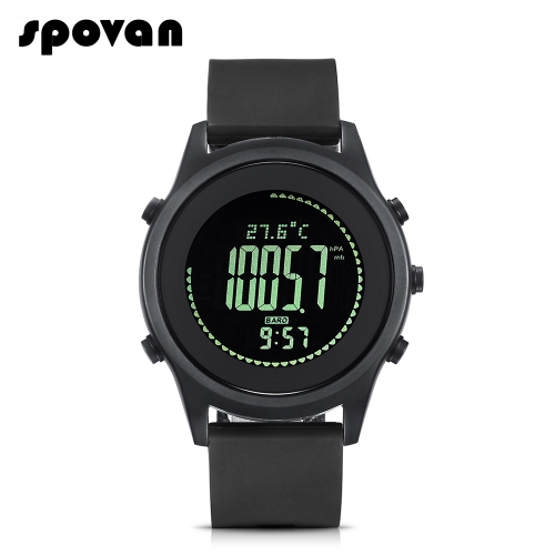 

SPOVAN Outdoor Sports Watches Business Watch Waterproof Sports Multifunctional Outdoor Watch Altimeter Thermometer Weather Forecast Stopwatch