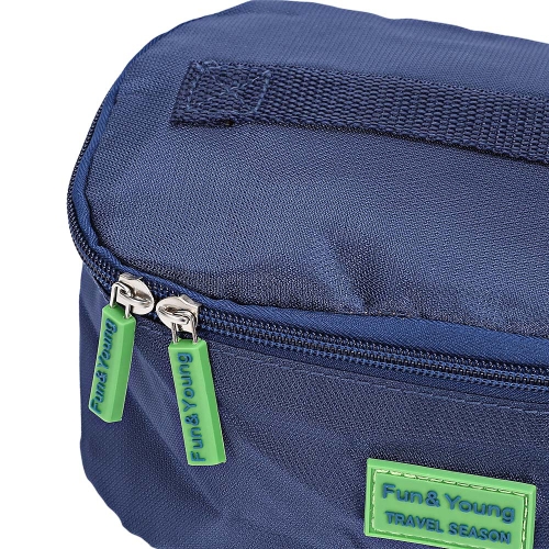 

7PCS/Set Multi-fonction Travel Storage Bag Waterproof Clothing Sorting Bags Portable Luggage Partition Organizers Mesh Pouch Digital Item Device Packing Cubes (black)