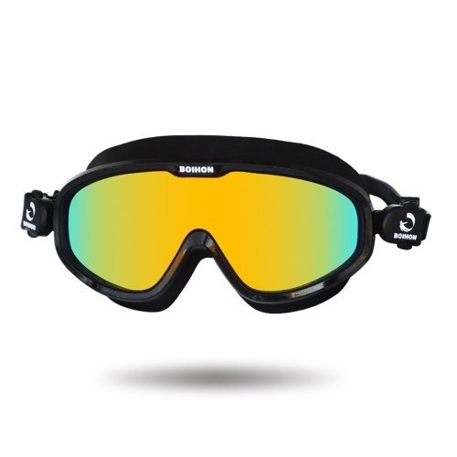 

Плавание Goggle Anti Fog Защитная защита от ультрафиолетовых лучей Регулируемые плавающие стеклянные очки для воды с чехлом для мужчин
