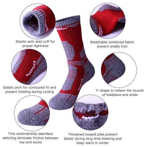 

Absorbent Trekking Cycling Socks Hiking Skating Climbing Skiing Socks Quick-dry Warm Thicken Sports Socks
