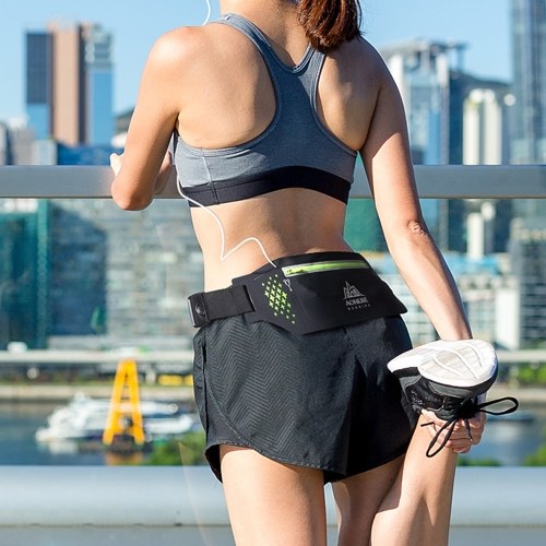

Черный AONIJIE W923 Running Belt Спортивная сумка Водонепроницаемая талия Pack Outdoor Jogging Marathon Trail Racing Training Продукт подходит как для мужчин, так и для женщин