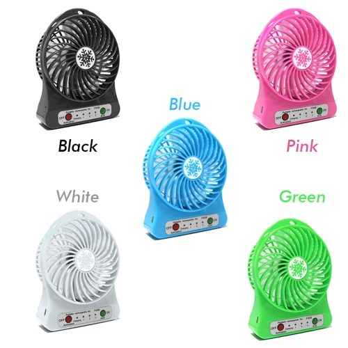 

LED Light Fan Electric Air Cooler Mini Desk USB Fan Fashion Hobbies Desk Personal Fan 3 Speed Mode Flexible Ventilator Bed Office Portable Rotating Mute Stroller Car Laptop Table Home