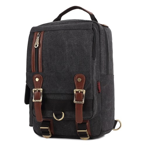 Mens Cross Body Messenger Bag Ombro Estilingue Mochila