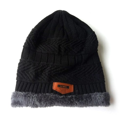 

Warm Knit Beanie Scarf Set Plush Hat Neckerchief Set