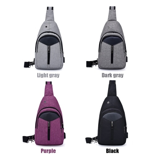 Portable Men's Outside Leisure Chest Bag