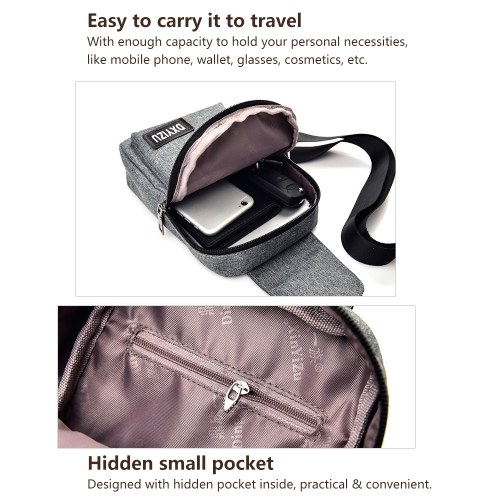 

Portable Travel Bag Canvas Chest Bag