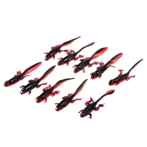

10Pcs Soft 3.7g / 8cm Fishy Frog Tadpole Lure