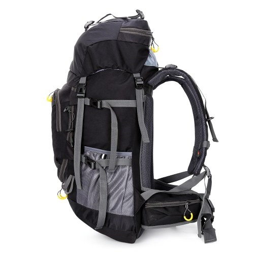 60L Waterproof Hiking Backpack Camping Mountain Climbing Cycling Backpack with Rain Cover 