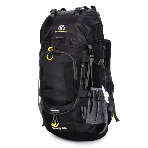 60L Waterproof Hiking Backpack Camping Mountain Climbing Cycling Backpack with Rain Cover 