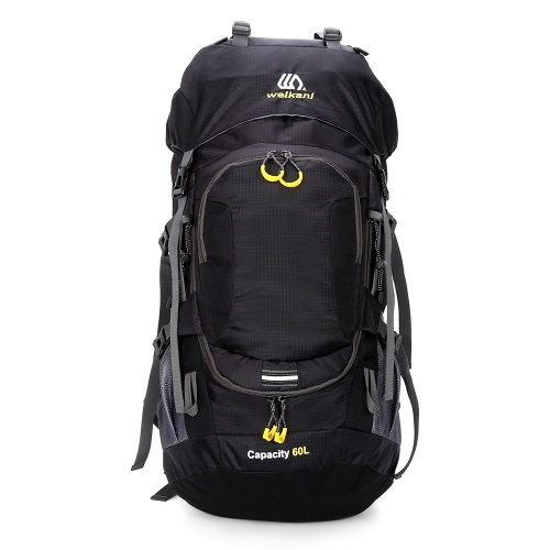 60L Waterproof Hiking Backpack Camping Mountain Climbing Cycling Backpack with Rain Cover