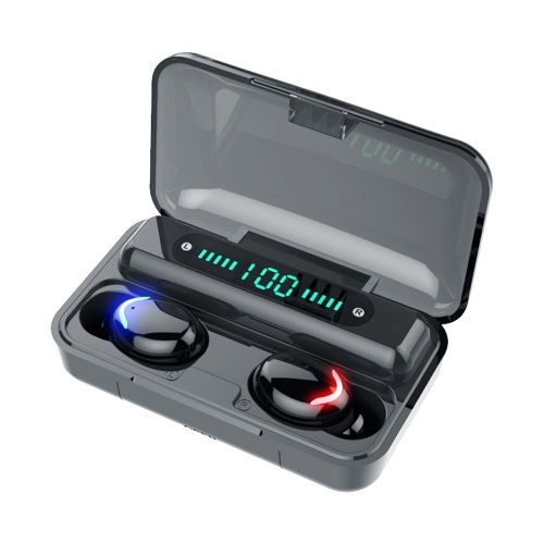 

F9-5 BT Headphones True Wireless Stereo Wireless BT Headset Sports In Ear Digital Display Touching Headset Sports Headphones Earphone
