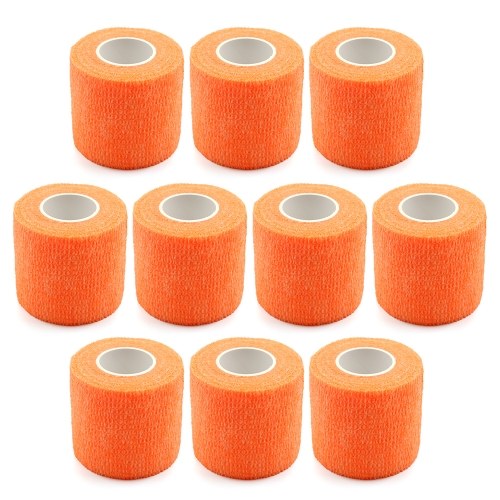 

10 PCS Self Adhesive Bandage Wrap 2 Inches 5 Yards Athletic Elastic Cohesive Bandage For Workout Fitness