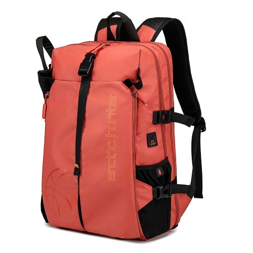 

Multi Functional Basketball Backpack Waterproof School Bag with USB Charging Port Large Capacity Outdoor Gym Football Independent Shoe Bag Basketball Backpack Sport Daypack with Ball Compartment