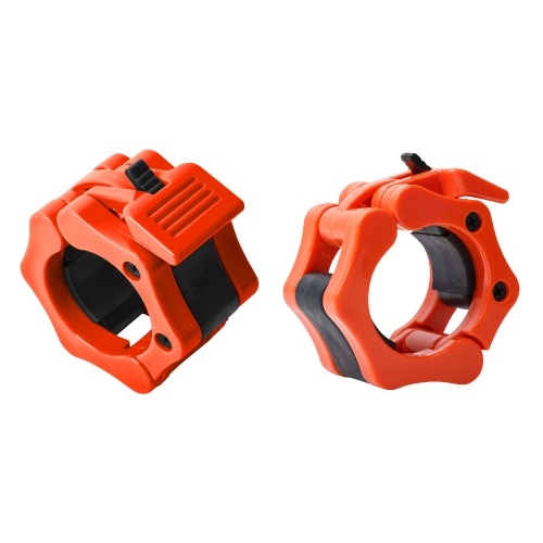 

Barbells Clamps Pair of 2 Inch Quick Release Non-skid Workout Weightlifting Fitness Barbell Locking Collars