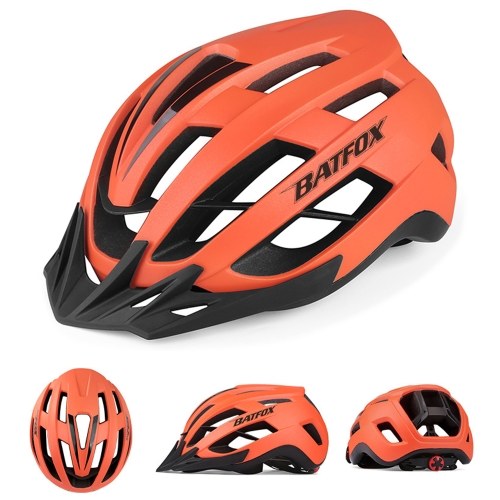 

Bike Helmet Lightweight Adjustable Cycling Helmet Mountain Road Bike Helmet with Detachable Sun Visor Quick-Release Unisex