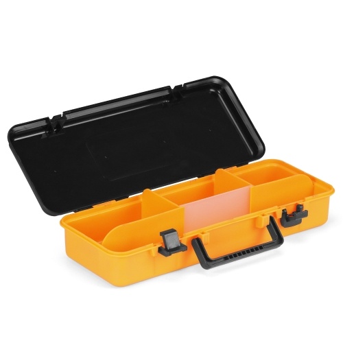 

4 Compartments Fishing Box Lure Case with Folding Handle Portable Fishing Storage Bucket Waterproof Fishing Bait Reel Box Fishing Tool Case Bait Container