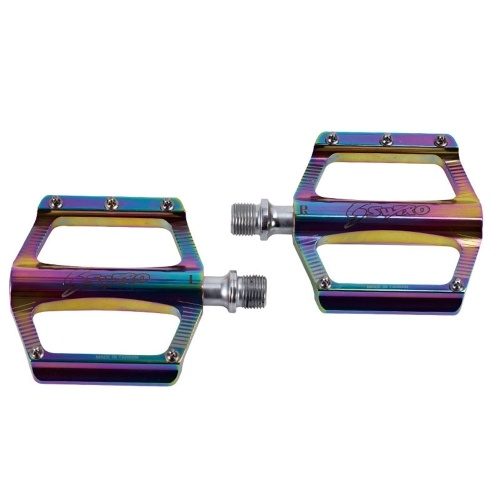 

SWTXO Bike Pedals Aluminum Alloy MTB Road Bike Pedals 9/16 Inch Bicycle Platform Flat Pedals Anti-Slip with DU Sealed Bearing for MTB Mountain Bike Road Bike