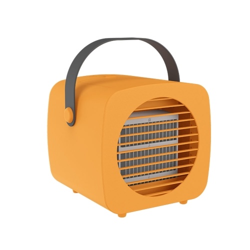 Portable Cooling Fan Mini Air Conditioner Fan Personal Desktop Evaporative Air Cooler Humidifier with 3 Wind Speeds Dual Sink for Home Office Outdoor Use