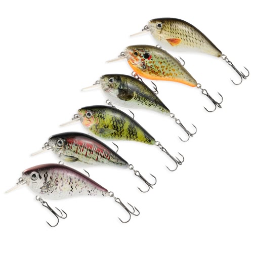 

Lixada 75mm/13g Crank Fishing Lure Hard Bait with Hooks Fishing Metal Ball Tackle