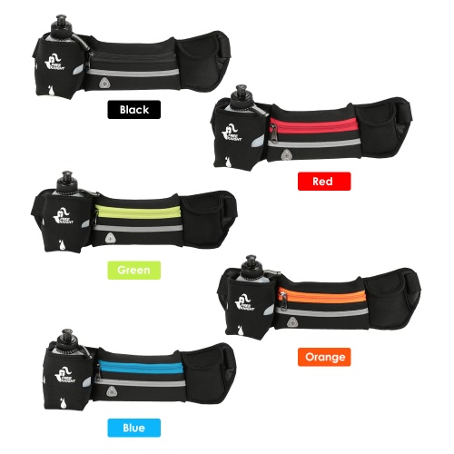 

Free Knight Lightweight Men Women Waist Pack Outdoor Sports Cycling Fanny Pack Travel Marathon Running Belt Water Bottle Carrier Bag Pouch