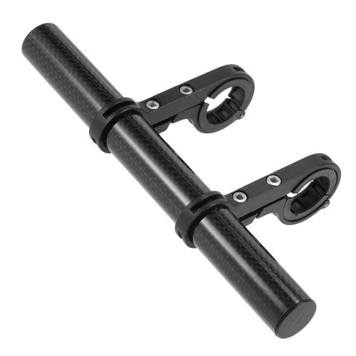 

31.8mm 25.4mm Bicycle Bike Double Handlebar Extension Mount Aluminum Alloy Carbon Fiber Extender Mount Bracket Holder for Bicycle Light Flashlight Speedometer