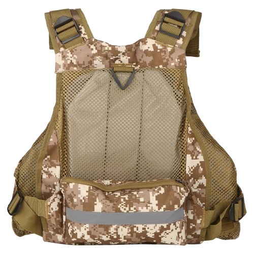 

Outdoor Breathable Padded Fishing Life Vest Superior 209lb Bearing Life Safety Jacket Swimming Sailing Waistcoat Utility Vest Floatation Floating Device
