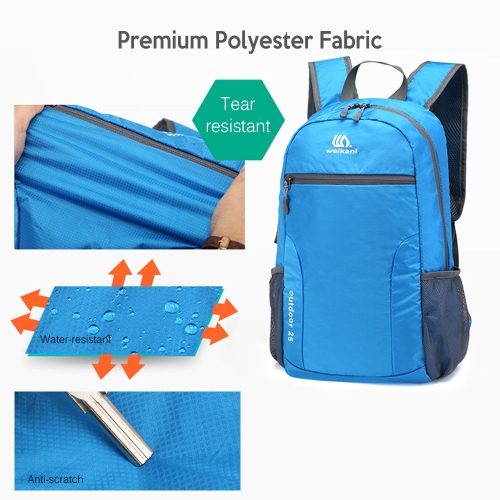 

25L Ultralight Packable Backpack Water Resistant Foldable Outdoor Sport Camping Hiking Cycling Handy Travel Daypack Bag