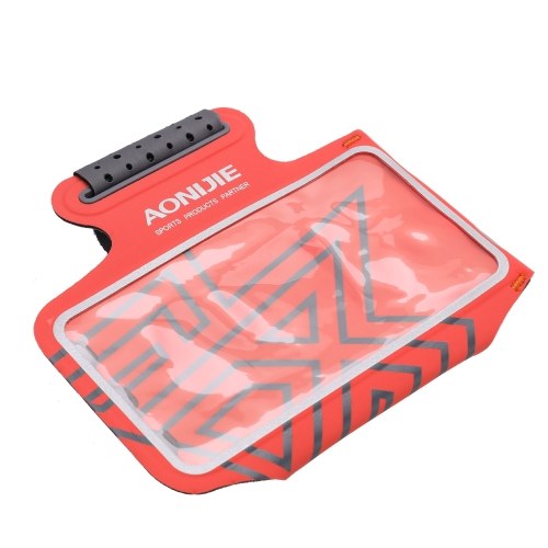 

Black AONIJIE Outdoor Running Arm Belt Bag For 4-6 inch Phone City Jogging Arm Band Women and Men Fitness Gym Phone Holder