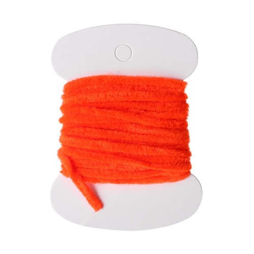8PCS 3.0m Fly Fishing Worms Chenille Floss Line Thread Woolly Fly Tying Materials