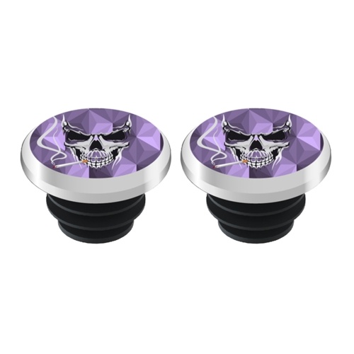 

Bike Handlebar End Plugs Aluminum Alloy Handlebar Caps Bicycle Grip Bar End Caps for Mountain Road Bikes