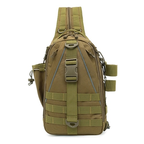 

Fishing Tackle Bag Backpack Outdoor Sling Pack Fishing Gear Storage Bag