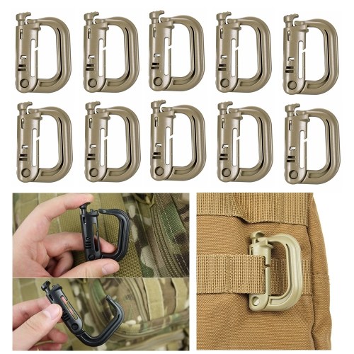 

10 Pieces Tactical Gear Strap Clip