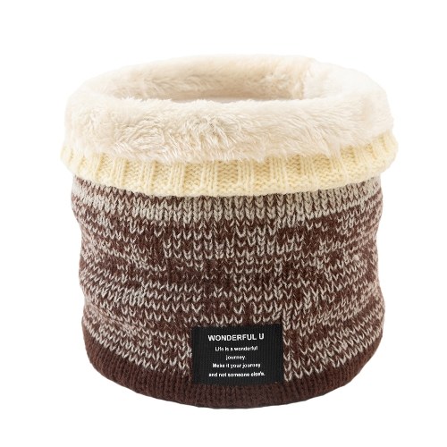 

Knitted Warm Scarf Winter Thicken Comfortable Pullover Scarfs Soft Neck Scarf