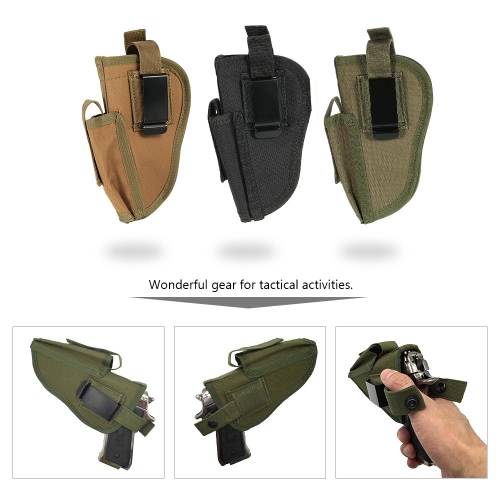 

Tactical Outdoor Holster Right Left Interchangable with Mag Pouch Military Gear Accessory Pouch Utility Tool