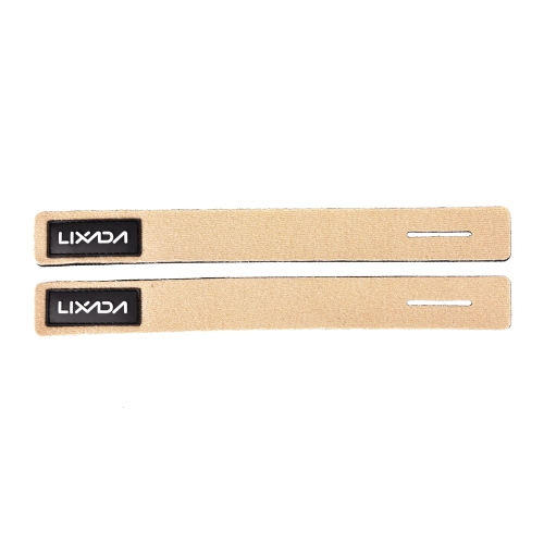 Lixada 2 Pack Tige de Pêche Manche Courroie Ceinture Pêche Pôle Cravate Emballage Bande Pack avec Élastique