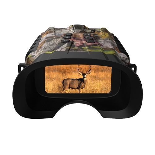 Night Vision Binoculars for Adults with Full Color Night Vision Backlit Buttons 4x Optical Zoom 8x Digital Zoom 250-300m Viewing Distance