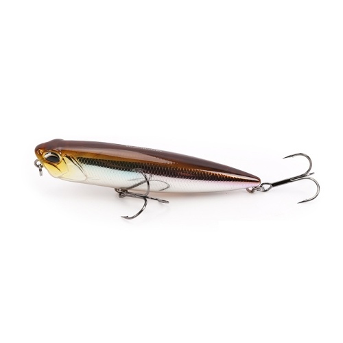 

8.5cm 10.5g Fishing Bait Long Shot Top Water Floating Pencil Lure Bait Treble Hooks