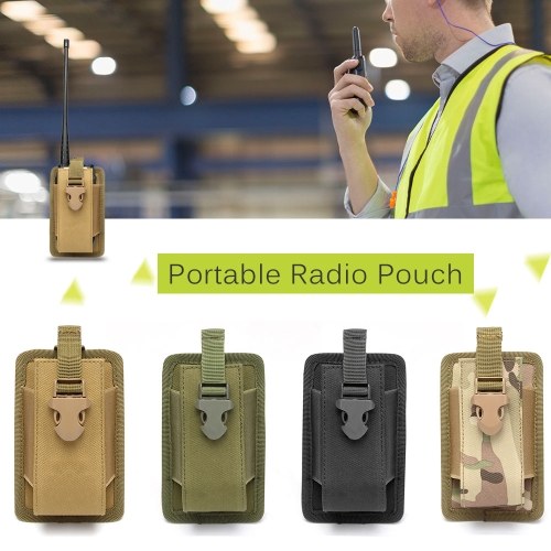 

Portable Interphone Pouch Holder Multi-function Radio Phone Holster Radio Molle Pouch Holder Attachment