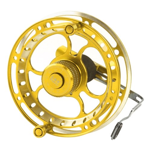Fly Fishing Reel 3BB Ball Bearings Full Metal Fishing Wheel Right Handed Aluminum Alloy Smooth Fly Reels Ultra Light Front Fishing Reel Fishing Accessories