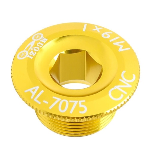 

Bike Crank Cover Screw Cap Aluminum Alloy Crankset Crank Cover Bike Fitting for Mountain Road Bike