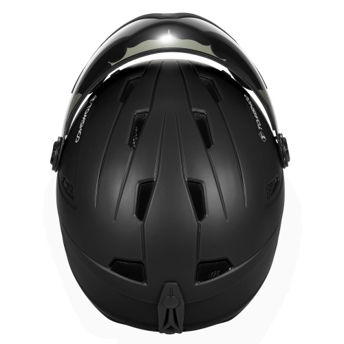 Ski Helmet with Removable Goggles Inner Lining and Ear Pads Lightweight Snowboard Helmet for Men and Women for Snowboarding and Biking 