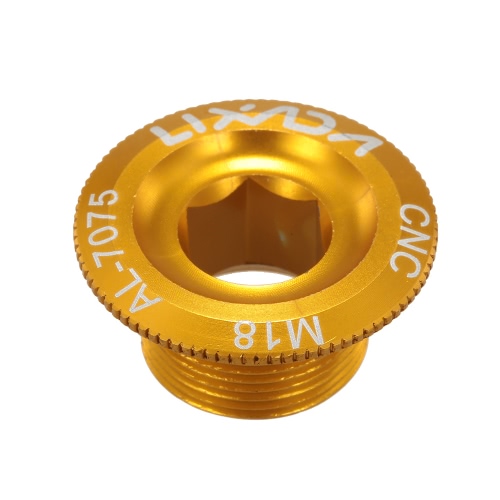 

Lixada 1pc M18/M20 Bike Bicycle MTB Mountain Bike Crank Bolt Hollow Fixing Crank Arm Bolt Cap Screw Aluminum Alloy