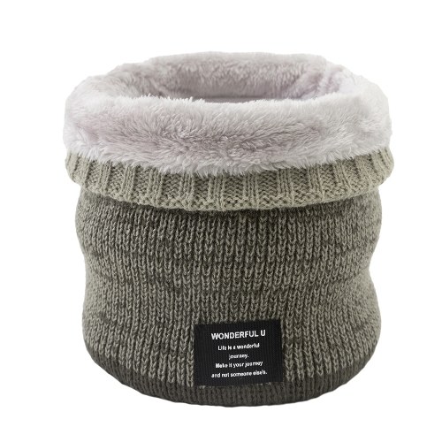 

Knitted Warm Scarf Winter Thicken Comfortable Pullover Scarfs Soft Neck Scarf