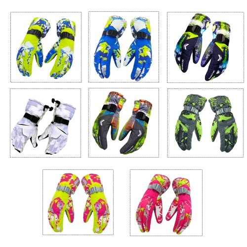 

Ski Gloves 100% Waterproof Warm Snow Gloves