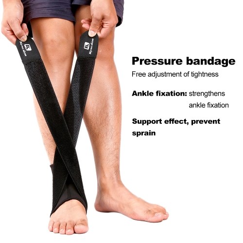 Sport Ankle Support Elastic High Protect Sports Equipment Safety Running Basketball Ankle Brace Support Black&S